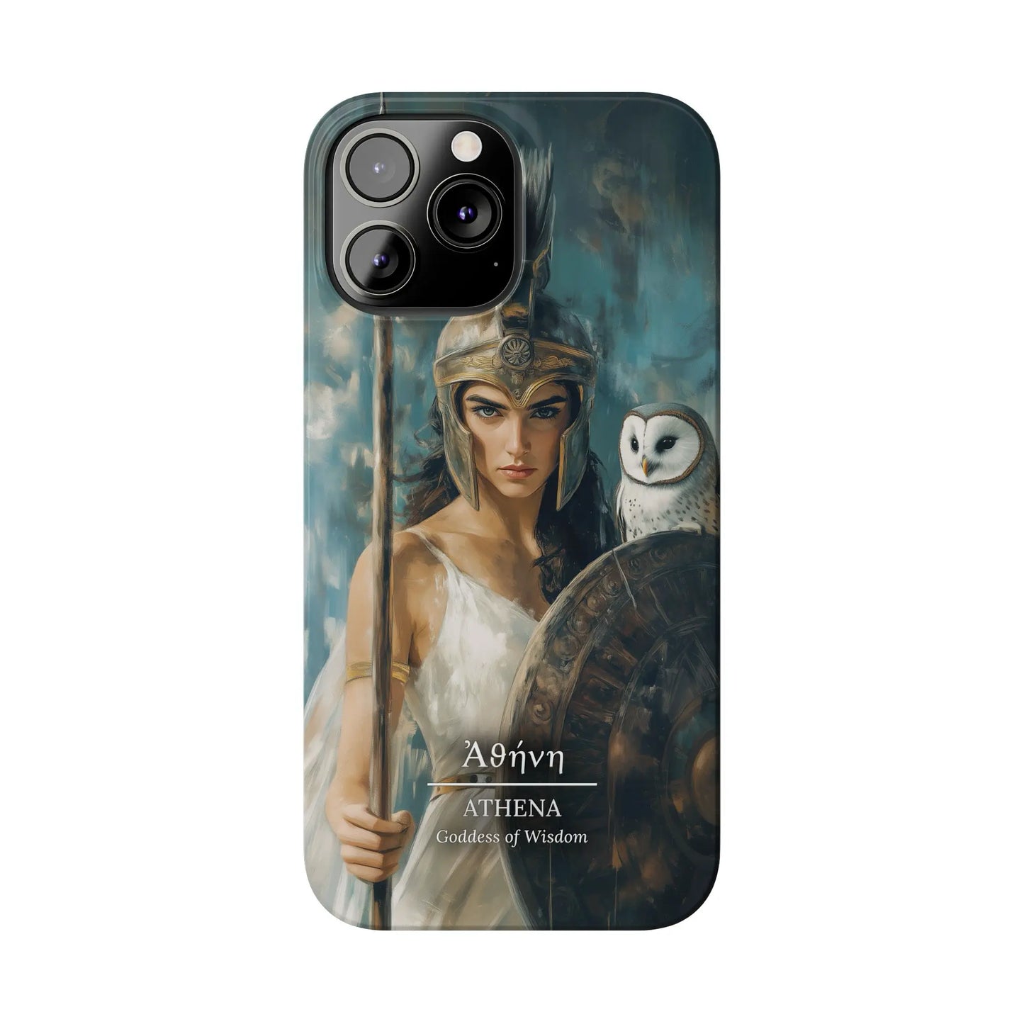 Athena, Goddess Of Wisdom - Slim Phone Case