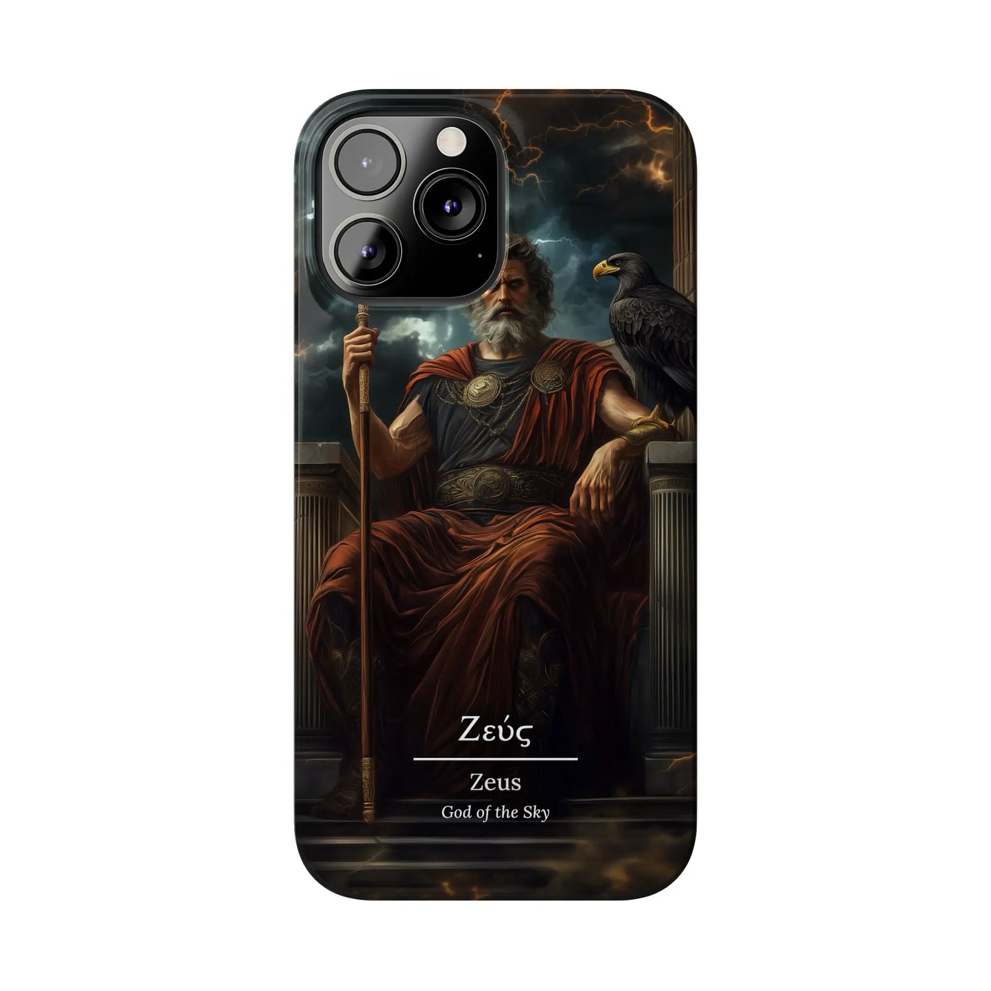 Zeus, God Of The Sky - Slim Phone Case