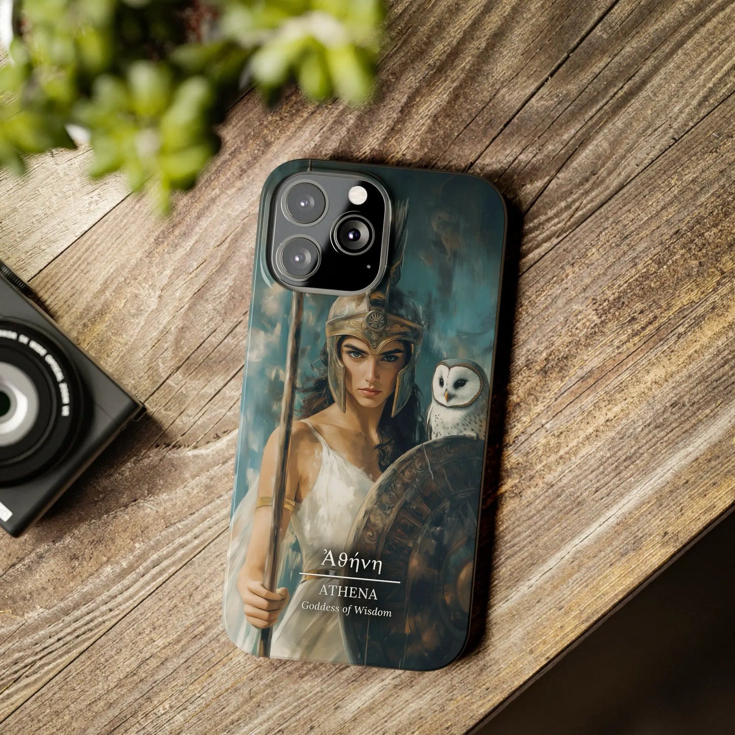 Athena, Goddess Of Wisdom - Slim Phone Case